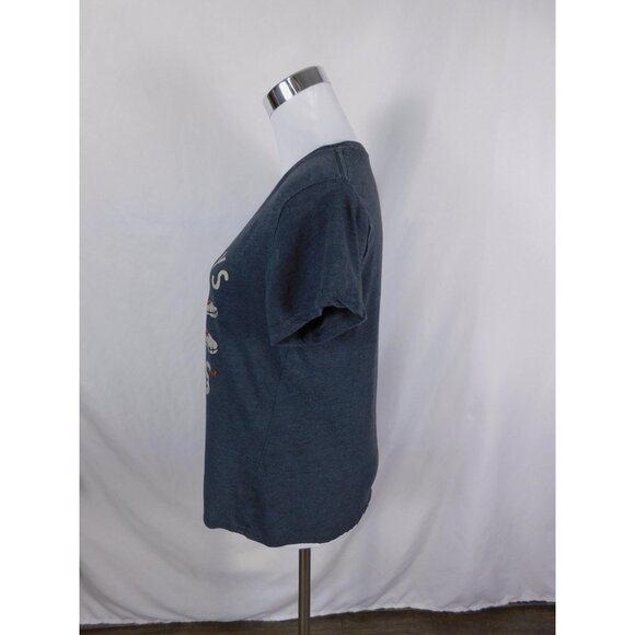 Crazy Dog T-Shirts Shirt Womens Medium Gray Still Plays With Dolls Voodoo Tee - Picture 5 of 9